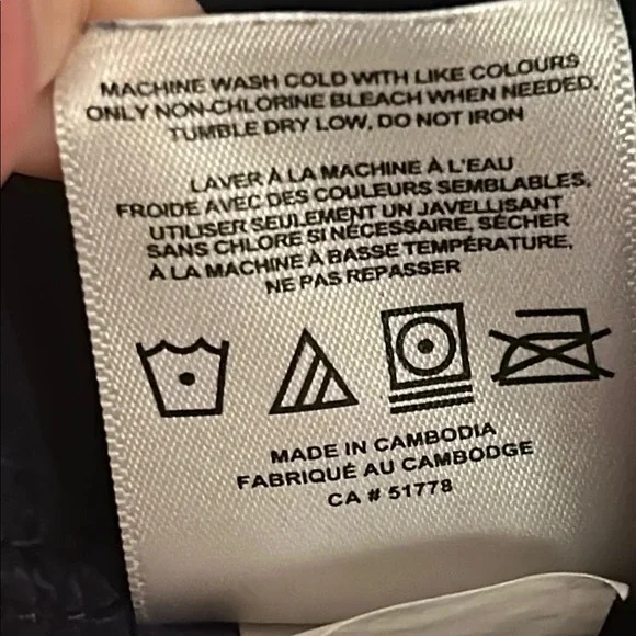 Navy Acadia Soccer Hoodie, Youth L - Picture 4 of 5